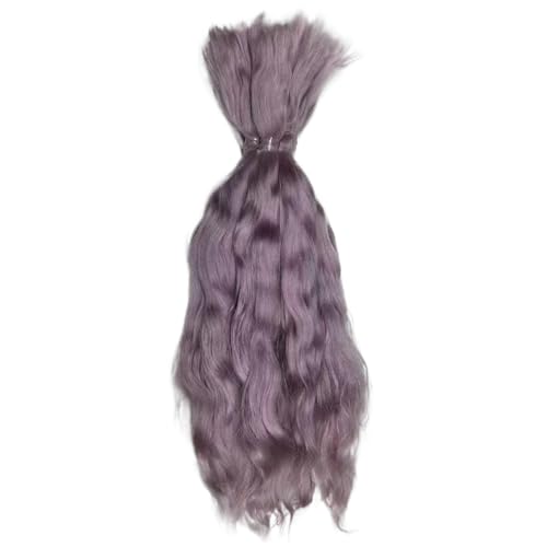 HoveeLuty Puppenhaar, 20, 3 cm, lockiges Puppenhaar, natürliche, realistische Puppenperücke, DIY-freundliches Mohair-Bastelhaar für die Puppenherstellung, Figur, Kunsthandwerk, hellviolettes zum HoveeLuty Puppenhaar, 20, 3 cm, lockiges Puppenhaar, natürliche, realistische Puppenperücke, DIY-freundliches Mohair-Bastelhaar für die Puppenherstellung, Figur, Kunsthandwerk, hellviolettes zum von HoveeLuty