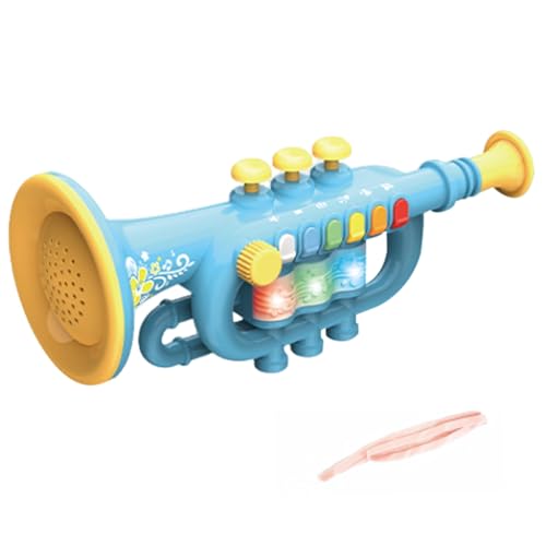 HoveeLuty Spielzeug-Saxophon, einstellbare Lautstärke, mehrere Rhythmen, aufnehmbares Saxophon-Spielzeug mit Lichteffekten und Musik, pädagogisches interaktives Kinder- für Kleinkind-Anfänger, blau HoveeLuty Spielzeug-Saxophon, einstellbare Lautstärke, mehrere Rhythmen, aufnehmbares Saxophon-Spielzeug mit Lichteffekten und Musik, pädagogisches interaktives Kinder- für Kleinkind-Anfänger, blau von HoveeLuty