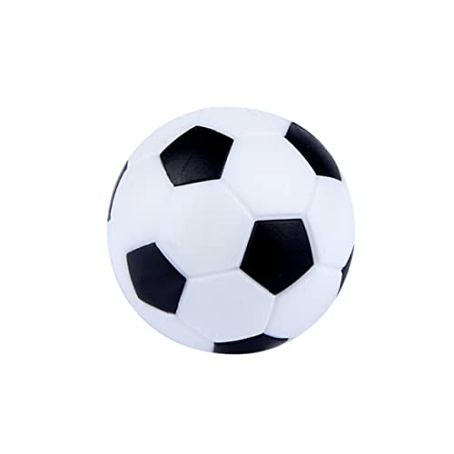 HoveeLuty Tischfußballbälle, Mini-Fußbälle aus Kunststoff, schwarz-weißer Kinderball, Tischspiel, 32 mm Kinderfußball, Schwarze und weiße Bälle, Mini-Fußbälle für Kinder von HoveeLuty