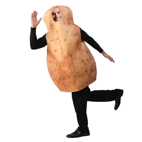 Kartoffelkostüm, Halloween, Erwachsene, Männer, Frauen, Essenskostüm, Rollenspiel, lustiger Essensanzug für Cosplay, Mottoparty, Halloween, Thanksgiving, Kartoffelkostüm, Halloweenkostüme für Erwachs Kartoffelkostüm, Halloween, Erwachsene, Männer, Frauen, Essenskostüm, Rollenspiel, lustiger Essensanzug für Cosplay, Mottoparty, Halloween, Thanksgiving, Kartoffelkostüm, Halloweenkostüme für Erwachs von HoveeLuty