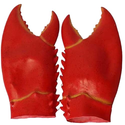 Krabbenscheren-Handschuhe, 1 Paar, Naturlatex, lustige Hummerscheren, 36, 6 x 20, 0 cm, riesige Scheren, Cosplay-Handschuhe, Krabbenkostüm für Halloween, Requisiten, Geschenk, Hummerscheren, Schere Krabbenscheren-Handschuhe, 1 Paar, Naturlatex, lustige Hummerscheren, 36, 6 x 20, 0 cm, riesige Scheren, Cosplay-Handschuhe, Krabbenkostüm für Halloween, Requisiten, Geschenk, Hummerscheren, Schere von HoveeLuty
