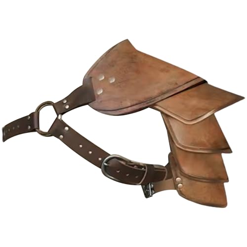 Leder-Pauldron PU Vintage Schulterpanzer Verstellbarer Wikinger-Schulterpanzer für Cosplay Halloween Kostüm Cosplay-Rüstung Armor Pauldrons Lederrüstung Leder-Pauldron PU Vintage Schulterpanzer Verstellbarer Wikinger-Schulterpanzer für Cosplay Halloween Kostüm Cosplay-Rüstung Armor Pauldrons Lederrüstung von HoveeLuty