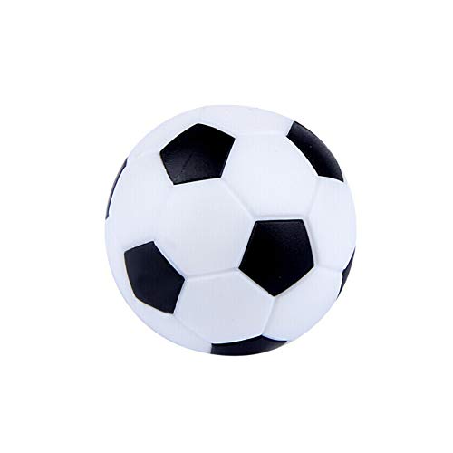 HoveeLuty Mini Football Plastik Spielzeug Kugel Tisch Fußball Fußball Ersetzte Mini Kunststoff Schwarz-weiß-fußball Für Indoor Outdoor-spielstrand von HoveeLuty