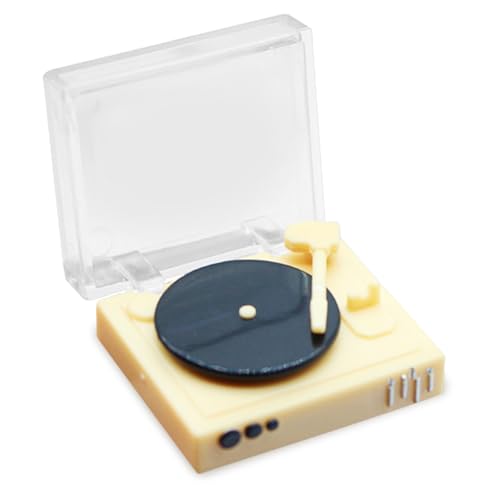 Mini-Plattenspieler, Puppenhausmöbel im Maßstab 1:12, Vintage-CD-Plattenspieler-Spielzeug, Puppenhauszubehör im Maßstab 1:12, Spielzeug, Puppenhauszubehör :, Spielzeu Mini-Plattenspieler, Puppenhausmöbel im Maßstab 1:12, Vintage-CD-Plattenspieler-Spielzeug, Puppenhauszubehör im Maßstab 1:12, Spielzeug, Puppenhauszubehör :, Spielzeu von HoveeLuty