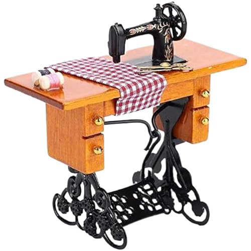 Miniaturmöbel, Puppenhausmöbel im Maßstab 1:12, Holzspielzeug-Nähmaschine, Simulation, Vintage-Puppenhauszubehör, Szenenmodell, Spielzeug-Nähmaschine, Nähzimmerdekor, kleine Nähmaschine, Maßstab 1:12 Miniaturmöbel, Puppenhausmöbel im Maßstab 1:12, Holzspielzeug-Nähmaschine, Simulation, Vintage-Puppenhauszubehör, Szenenmodell, Spielzeug-Nähmaschine, Nähzimmerdekor, kleine Nähmaschine, Maßstab 1:12 von HoveeLuty