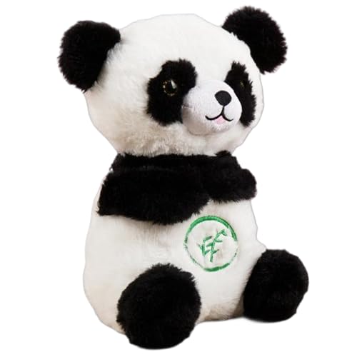 Panda-Plüschtier, realistisch, 15 x 32 cm, leuchtendes und atmendes Plüschtier mit Schlaflied, zur Linderung von Angstzuständen, beruhigender, kuscheliger Plüschpanda für Kinder, Plüschpanda, Plü Panda-Plüschtier, realistisch, 15 x 32 cm, leuchtendes und atmendes Plüschtier mit Schlaflied, zur Linderung von Angstzuständen, beruhigender, kuscheliger Plüschpanda für Kinder, Plüschpanda, Plü von HoveeLuty