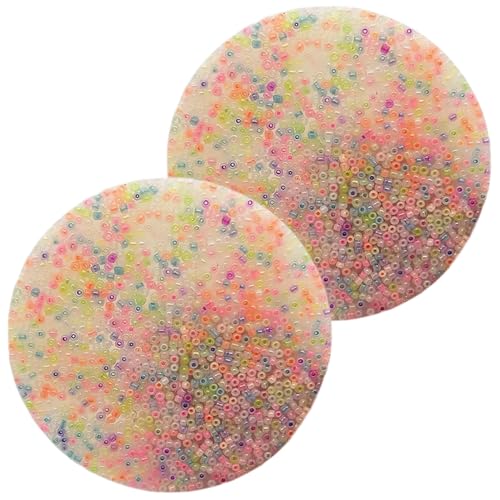 Picky Pad, 2 Stück, 8, 5 cm, rund, zum Picken und Zappeln, Spielzeug zum Stressabbau, Picking Pad aus lebensmittelechtem Silikon für Erwachsene und Kinder, Stil 1, Picking , Stressabbau-Spielze von HoveeLuty