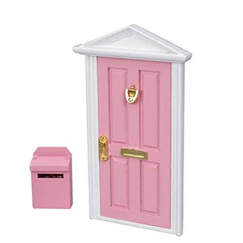 Puppenhaustür und Mini-Briefkasten, Maßstab 1:12, Puppenhausmöbel, Tür, Heim-Miniaturmöbel, Briefkastendekorationen für DIY-Szene, Stil 3, Möbelzubehör für Puppen, Puppenhausmöbel Puppenhaustür und Mini-Briefkasten, Maßstab 1:12, Puppenhausmöbel, Tür, Heim-Miniaturmöbel, Briefkastendekorationen für DIY-Szene, Stil 3, Möbelzubehör für Puppen, Puppenhausmöbel von HoveeLuty
