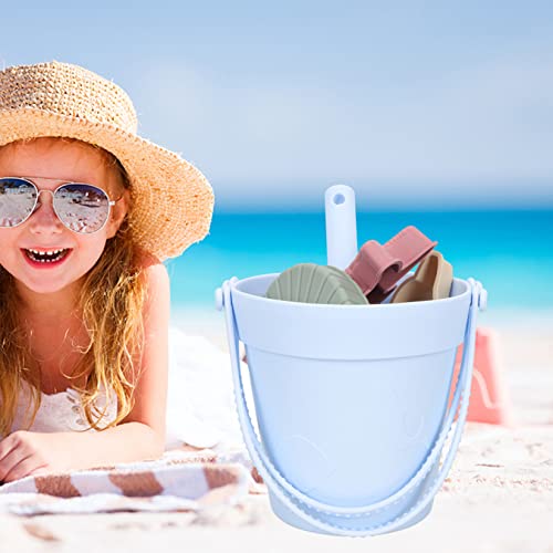 Sandspielzeug-Set für den Sommer, für Kinder, Strandeimer und Schaufel, sicheres Silikon-Eltern-Kind-Spielzeug, Sandkasten, Grabwerkzeuge für den Außenbereich, 8 Stück, hellblau, Sandspielzeug, Eimer Sandspielzeug-Set für den Sommer, für Kinder, Strandeimer und Schaufel, sicheres Silikon-Eltern-Kind-Spielzeug, Sandkasten, Grabwerkzeuge für den Außenbereich, 8 Stück, hellblau, Sandspielzeug, Eimer von HoveeLuty