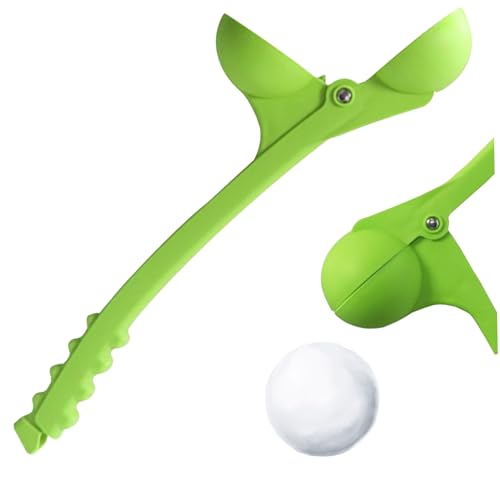 Schneeballmacher mit Griff, Kunststoff-Schneespielzeug, arbeitssparender Schneeballmacher für Kinder und Erwachsene, tragbarer Schneeballwerfer für Outdoor-Aktivitäten im Winter, grünes Schneespielzeu Schneeballmacher mit Griff, Kunststoff-Schneespielzeug, arbeitssparender Schneeballmacher für Kinder und Erwachsene, tragbarer Schneeballwerfer für Outdoor-Aktivitäten im Winter, grünes Schneespielzeu von HoveeLuty