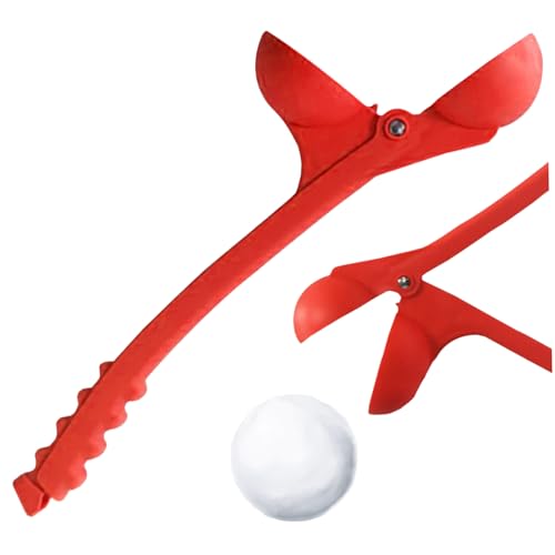 Schneeballwerfer, Schneeballmacher mit Griff, Kunststoff-Schneespielzeug, arbeitssparende Schneeballmacher für Kinder und Erwachsene, tragbarer Schneeballwerfer für Winteraktivitäten im Freien, ro Schneeballwerfer, Schneeballmacher mit Griff, Kunststoff-Schneespielzeug, arbeitssparende Schneeballmacher für Kinder und Erwachsene, tragbarer Schneeballwerfer für Winteraktivitäten im Freien, ro von HoveeLuty