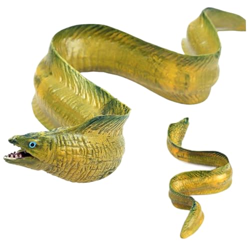 Tierfiguren, 23, 6 x 7, 6 x 5, 1 cm, realistischer Aal aus Kunststoff, Meerestierspielzeug für Wissenschaftsprojekte und Tortenaufsatz, frühpädagogisches Meerestierspielzeug für Kinder und Kleinkind Tierfiguren, 23, 6 x 7, 6 x 5, 1 cm, realistischer Aal aus Kunststoff, Meerestierspielzeug für Wissenschaftsprojekte und Tortenaufsatz, frühpädagogisches Meerestierspielzeug für Kinder und Kleinkind von HoveeLuty