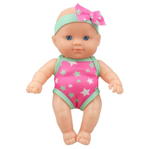 Wasser-Babypuppe, niedliche Simulations-Badepuppe, 21,6 x 8,6 x 13 cm, schwimmende Babypuppe mit beweglichem Gelenk und abnehmbarer Kleidung, Vinyl-Wasserspielzeug für Kinder, Style1 Schwimmpuppe, was Wasser-Babypuppe, niedliche Simulations-Badepuppe, 21,6 x 8,6 x 13 cm, schwimmende Babypuppe mit beweglichem Gelenk und abnehmbarer Kleidung, Vinyl-Wasserspielzeug für Kinder, Style1 Schwimmpuppe, was von HoveeLuty