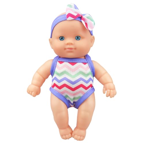 Wasser-Babypuppe, süße Simulations-Badepuppe, 21, 6 x 8, 6 x 13, 5 cm, schwimmende Babypuppe mit beweglichen Gelenken und abnehmbarer Kleidung, Vinyl-Wasserspielzeug für Kinder, Style2, wasserdichte Wasser-Babypuppe, süße Simulations-Badepuppe, 21, 6 x 8, 6 x 13, 5 cm, schwimmende Babypuppe mit beweglichen Gelenken und abnehmbarer Kleidung, Vinyl-Wasserspielzeug für Kinder, Style2, wasserdichte von HoveeLuty