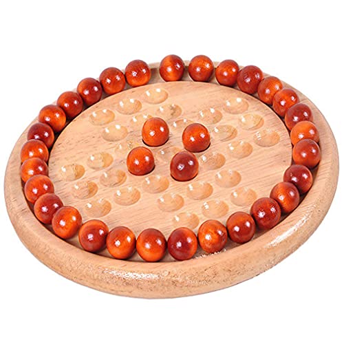 Wooden Ball Challenge Brettspiel Marble Chese für Spaß Brain Teaser Freizeit Weihnachtsfeier Spiel Wooden Brettspiel Board von HoveeLuty