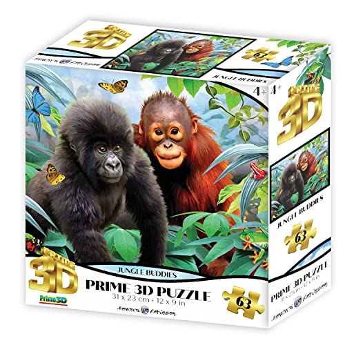 Howard Robinson hr13564 Super 3D Jungle Buddies Puzzle (63-Piece) von Howard Robinson