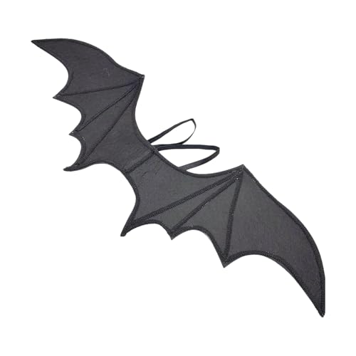 Hozaenwa Flügel Kostüm | Schwarze Flügel | Verkleidungszubehör Für Cosplay Bühnenauftritt Party Theater | Festival Feier Maskerade Halloween Kostüm von Hozaenwa