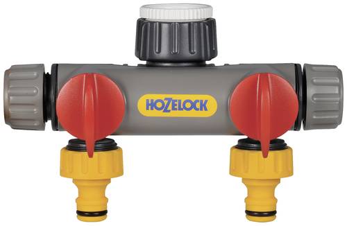 Hozelock 2252 0000 2-Wege-Verteiler 12 - 15mm (1/2 ) Ø mit Regulierventil von Hozelock