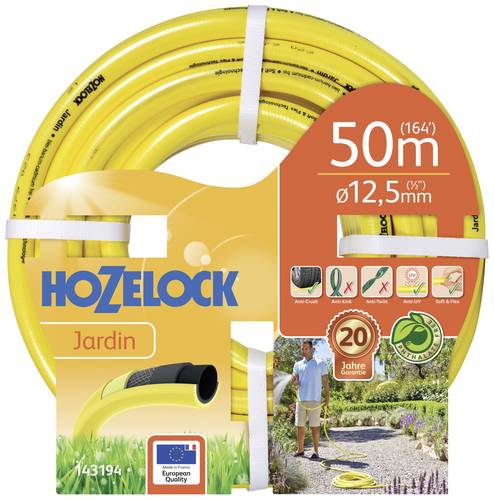 Hozelock JARDIN 143179 12.5mm 1/2 Zoll Meterware Gelb Gartenschlauch von Hozelock