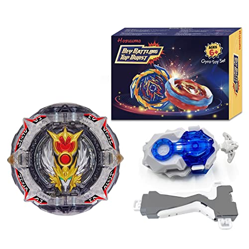 Hozuumo Bey Battling Tops Brust Turbo Starter Set, 4D Metall Fusion Kampfkreisel, Bey Arena Blade Spinning Tops mit Launcher, Geschenk-Sets für Kinder,1-19 Hozuumo Bey Battling Tops Brust Turbo Starter Set, 4D Metall Fusion Kampfkreisel, Bey Arena Blade Spinning Tops mit Launcher, Geschenk-Sets für Kinder,1-19 von Hozuumo