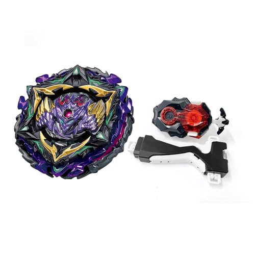 Hozuumo Battling Tops Turbo Starter Set, 4D Metall Fusion Kampfkreisel, Arena Spinning Tops mit Launcher, Geschenk-Sets für Kinder,1-37 Hozuumo Battling Tops Turbo Starter Set, 4D Metall Fusion Kampfkreisel, Arena Spinning Tops mit Launcher, Geschenk-Sets für Kinder,1-37 von Hozuumo