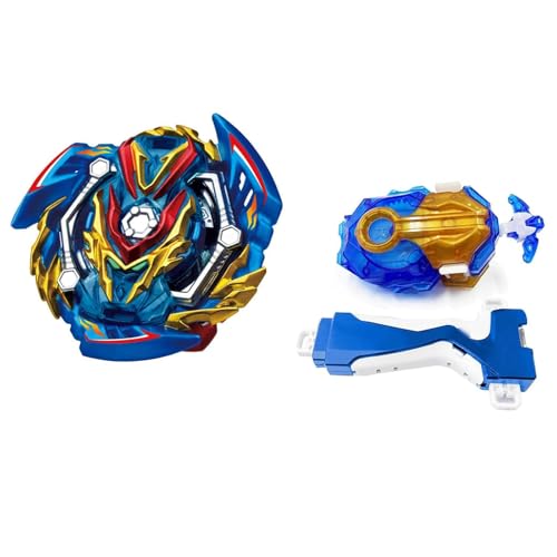 Hozuumo Battling Tops Turbo Starter Set, 4D Metall Fusion Kampfkreisel, Arena Spinning Tops mit Launcher, Geschenk-Sets für Kinder,1-46 Hozuumo Battling Tops Turbo Starter Set, 4D Metall Fusion Kampfkreisel, Arena Spinning Tops mit Launcher, Geschenk-Sets für Kinder,1-46 von Hozuumo