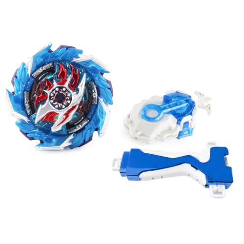 Hozuumo Battling Tops Turbo Starter Set, 4D Metall Fusion Kampfkreisel, Arena Spinning Tops mit Launcher, Geschenk-Sets für Kinder,1-48 Hozuumo Battling Tops Turbo Starter Set, 4D Metall Fusion Kampfkreisel, Arena Spinning Tops mit Launcher, Geschenk-Sets für Kinder,1-48 von Hozuumo