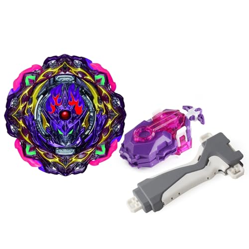 Hozuumo Battling Tops Turbo Starter Set, 4D Metall Fusion Kampfkreisel, Arena Spinning Tops mit Launcher, Geschenk-Sets für Kinder,1-20 von Hozuumo