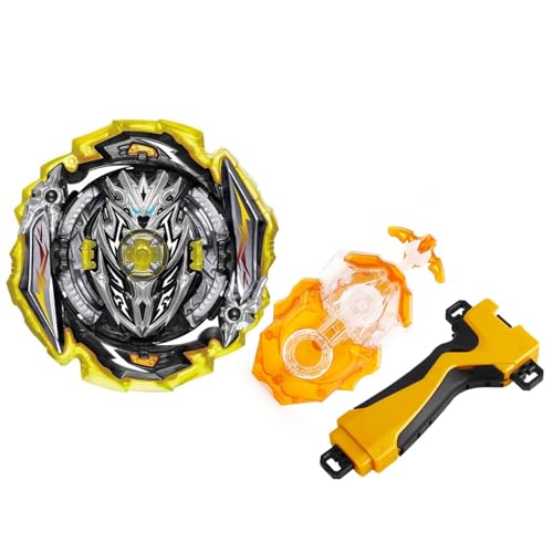 Hozuumo Battling Tops Turbo Starter Set, 4D Metall Fusion Kampfkreisel, Arena Spinning Tops mit Launcher, Geschenk-Sets für Kinder,1-45 Hozuumo Battling Tops Turbo Starter Set, 4D Metall Fusion Kampfkreisel, Arena Spinning Tops mit Launcher, Geschenk-Sets für Kinder,1-45 von Hozuumo