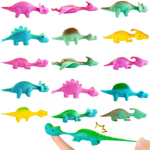 15 Stück Schleuder Dinosaurier Spielzeug,Slingshot Dinosaur Finger Toys,Elastischer Fliegender Finger-Dinosaurier,Lustige Fliegende Dinosaurier Schleuder Spielzeug,Party Spielzeug für Kinder Geschenk 15 Stück Schleuder Dinosaurier Spielzeug,Slingshot Dinosaur Finger Toys,Elastischer Fliegender Finger-Dinosaurier,Lustige Fliegende Dinosaurier Schleuder Spielzeug,Party Spielzeug für Kinder Geschenk von Hpbaggy