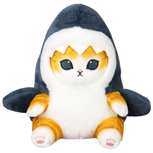 Hai Katze Plüschtier,Katze Plüschtier 22 cm,Hai Plüschpuppe,Hai Katze Plüsch Spielzeug,Kawaii Katze Kuscheltier für Zuhause/Büro/Wohnzimmer/Schlafzimmer,Shark Cat Geschenk für Kinder Hai Katze Plüschtier,Katze Plüschtier 22 cm,Hai Plüschpuppe,Hai Katze Plüsch Spielzeug,Kawaii Katze Kuscheltier für Zuhause/Büro/Wohnzimmer/Schlafzimmer,Shark Cat Geschenk für Kinder von Hpbaggy