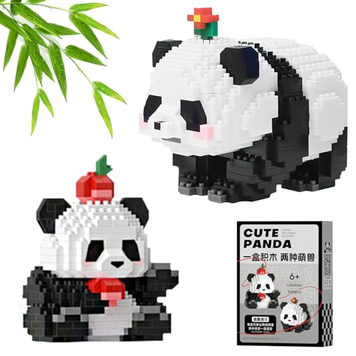 Hpbaggy 2 In1 Panda Bausteine Set,Tier Building Block Set,Niedlich Panda Bricks,Mini Tiere Bausteine Set,Klemmbausteine Tiere Set,Geschenke für Erwachsene, Kinder, für Kinder ab 9+ Jahren Hpbaggy 2 In1 Panda Bausteine Set,Tier Building Block Set,Niedlich Panda Bricks,Mini Tiere Bausteine Set,Klemmbausteine Tiere Set,Geschenke für Erwachsene, Kinder, für Kinder ab 9+ Jahren von Hpbaggy