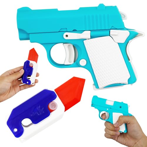 Spielzeugpistolen mit Fingerspitzen,Sensory Toys Stress Relief Toy (Blau) von Hpbaggy