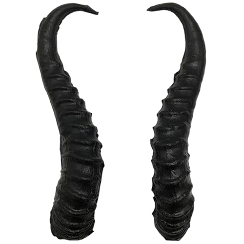 1 Paar DIY Cosplay Dragon Horns, Maleficent Horns Stirnband, künstliche Schafflächen Stirnband für Kostüm, Halloween, Party und Fantasy -Rollenspiel 1 Paar DIY Cosplay Dragon Horns, Maleficent Horns Stirnband, künstliche Schafflächen Stirnband für Kostüm, Halloween, Party und Fantasy -Rollenspiel von Hperu