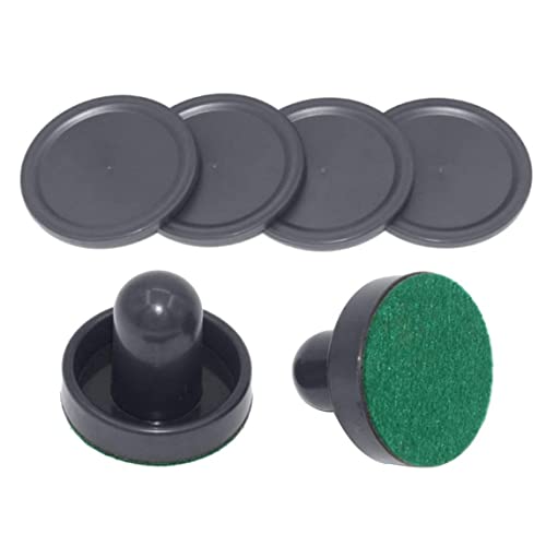 1Set Air Hockey Paddel und Pucks Austausch, Eishockey -Pushers Tischfamilie Schwarz schwarz 1Set Air Hockey Paddel und Pucks Austausch, Eishockey -Pushers Tischfamilie Schwarz schwarz von Hperu