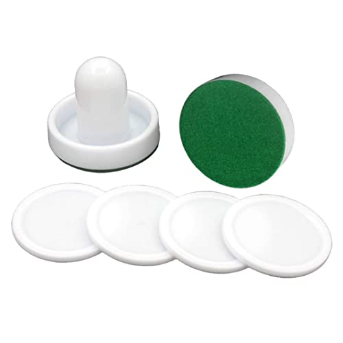 1Set Air Hockey Paddel und Pucks Austausch, Eishockeyschieber Tischfamilie Weiß weiß 1Set Air Hockey Paddel und Pucks Austausch, Eishockeyschieber Tischfamilie Weiß weiß von Hperu