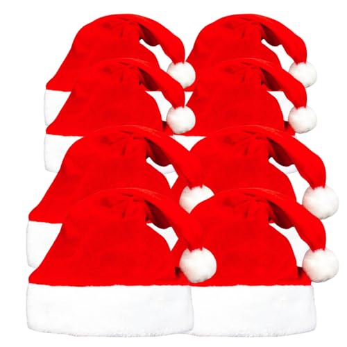 4PCS Santa Hats für Erwachsene, plüschige Rot- und Weiß -Weihnachtsfeier -Hüte - Kostüm -Accessoire & Weihnachtsfeier, Weihnachten, Weihnachten 4PCS Santa Hats für Erwachsene, plüschige Rot- und Weiß -Weihnachtsfeier -Hüte - Kostüm -Accessoire & Weihnachtsfeier, Weihnachten, Weihnachten von Hperu