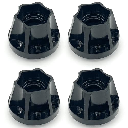 4pcs 12 mm bis 17 mm Sechskantadapter Aluminiumlegierung RC Doppelräder 15mm Rad Hub -Hub -Extension für RC -Auto von Hperu