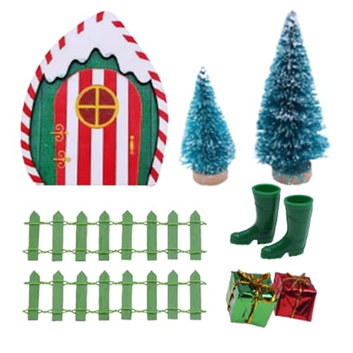 9pcs Weihnachten Elfen -Tür -Set, süße Miniaturtür mit Puppe - Puppenhauszubehör & Magic GNOME - Weihnachtsdekoration in Indoor/Outdoor & Dekor & Dekor & 9pcs Weihnachten Elfen -Tür -Set, süße Miniaturtür mit Puppe - Puppenhauszubehör & Magic GNOME - Weihnachtsdekoration in Indoor/Outdoor & Dekor & Dekor & von Hperu