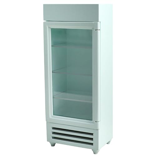 Dollhouse Küche, 1:12 Hölzer Dollhouse Kühlschrank Retro Mini Küche Kühlschrank Dekor 1/12 Maßstab Accessoires von Hperu