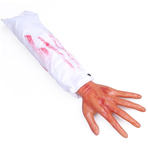 Gefälschte abgetrennte Arm realistische gruselige Halloween -Requisite für Haunted House Party Trick, zufällige Seite, falsche Arm, Halloween -Körperteile Gefälschte abgetrennte Arm realistische gruselige Halloween -Requisite für Haunted House Party Trick, zufällige Seite, falsche Arm, Halloween -Körperteile von Hperu