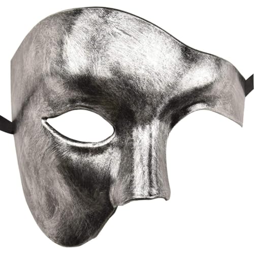 Herrenmaske Maskerade -Maske Phantom der Oper halbe Gesichtsmaske All Saints Day Dekor Herrenmaske Maskerade -Maske Phantom der Oper halbe Gesichtsmaske All Saints Day Dekor von Hperu