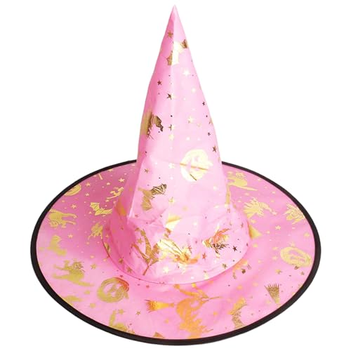 Hexenhut, breite Krempe Spire Mütze für das Halloween -Kostüm der Frauen, Zaubererpartyhut, Hexe, modern Hexenhut, breite Krempe Spire Mütze für das Halloween -Kostüm der Frauen, Zaubererpartyhut, Hexe, modern von Hperu