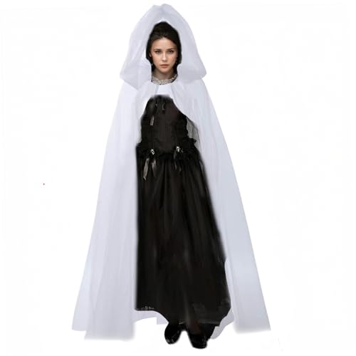 Hexenkostüm, Renaissance Gothic Ghost Halloween Kostüm für Frauen Cosplay -Party, Weiß, Hexe, Ghost Hexenkostüm, Renaissance Gothic Ghost Halloween Kostüm für Frauen Cosplay -Party, Weiß, Hexe, Ghost von Hperu