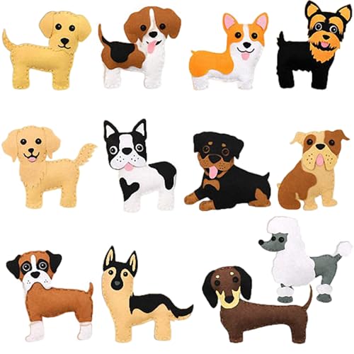 Hperu 1 Set Sew Fun Animals Kit Süßes Tier Filznäht Kit Verschiedene Hundegefüllte Tier Fun Kinder nähen DIY BRÜFKEINEN ZRANMENTS KINDEN Kinder Educational NEWING -Spielzeug für Anfänger Kinder Hperu 1 Set Sew Fun Animals Kit Süßes Tier Filznäht Kit Verschiedene Hundegefüllte Tier Fun Kinder nähen DIY BRÜFKEINEN ZRANMENTS KINDEN Kinder Educational NEWING -Spielzeug für Anfänger Kinder von Hperu