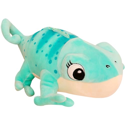Hperu 11, 8 -Zoll -Eidechse gefülltes Tier, Plüschspielzeug, weicher Pascal Tangled Plüsch, tragbare Blaue für Kinder, Festivalgeschenk, Wohnkultur von Hperu