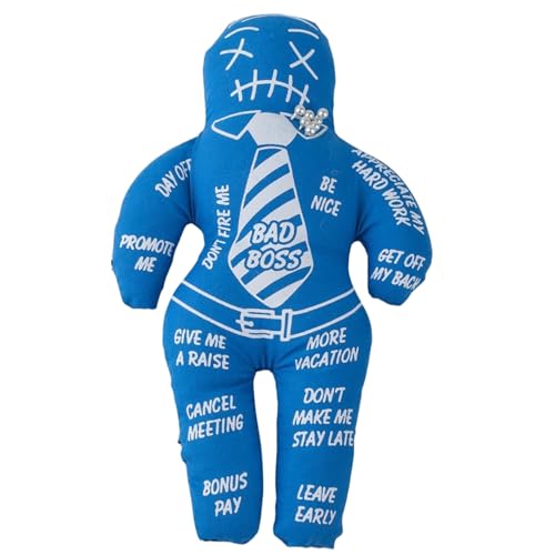 1pc Voodoo Puppe 5.12x8, 46 Zoll Polyester Baumwolle gruselige gruselige Horrorpuppe für emotionale Veröffentlichung Kindertag Geschenk Blau von Hperu