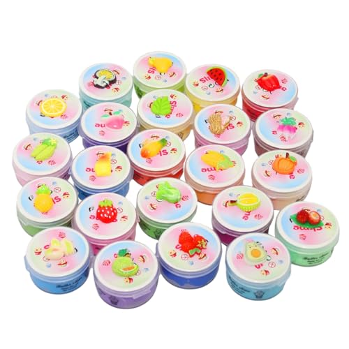 Hperu 24 Pack -Kits für Kinder (Mädchen & Jungen), Cloud Making Kit - Soft, Nicht schicke DIY -Set - Weihnachten, Schulpädagogik -Lernspielzeug für Schullehrern von Hperu