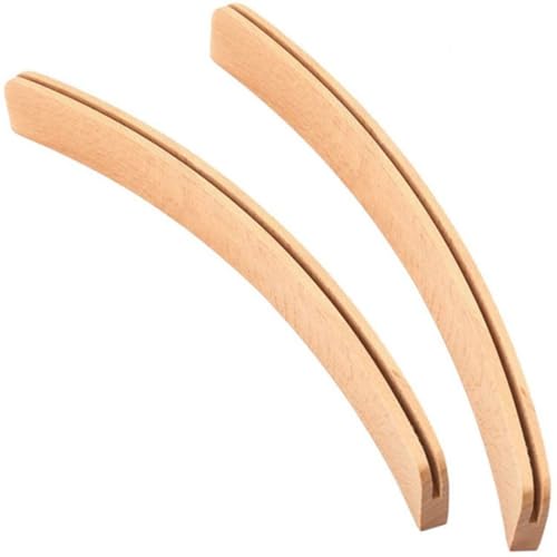 Hperu 2pcs Holzkartendeckhalter, 13 Freisprechgefährte gekrümmte Kartenhalter für Kinder Erwachsene Senioren behindert von Hperu