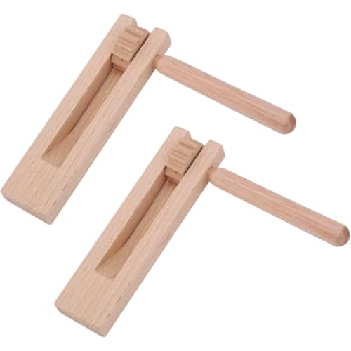 Hperu 2pcs hölzerne Geräuschhersteller, Castanets & Matraca -Soundboard -Spielzeug für Sportveranstaltungen, Partys und Kinderpercussion Hperu 2pcs hölzerne Geräuschhersteller, Castanets & Matraca -Soundboard -Spielzeug für Sportveranstaltungen, Partys und Kinderpercussion von Hperu